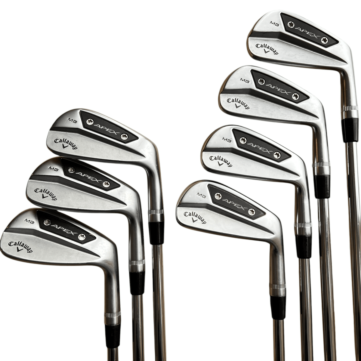 Callaway Apex MB Iron Set - Steel - 4-PW - (+0.25") - Used Right X-Stiff Steel - TT Dynamic Gold X100 (+0.25" LONG)