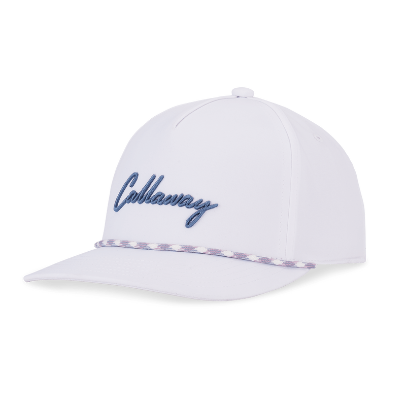 Callaway Birdie Putt Rope Hat White Slate Blue OSFA
