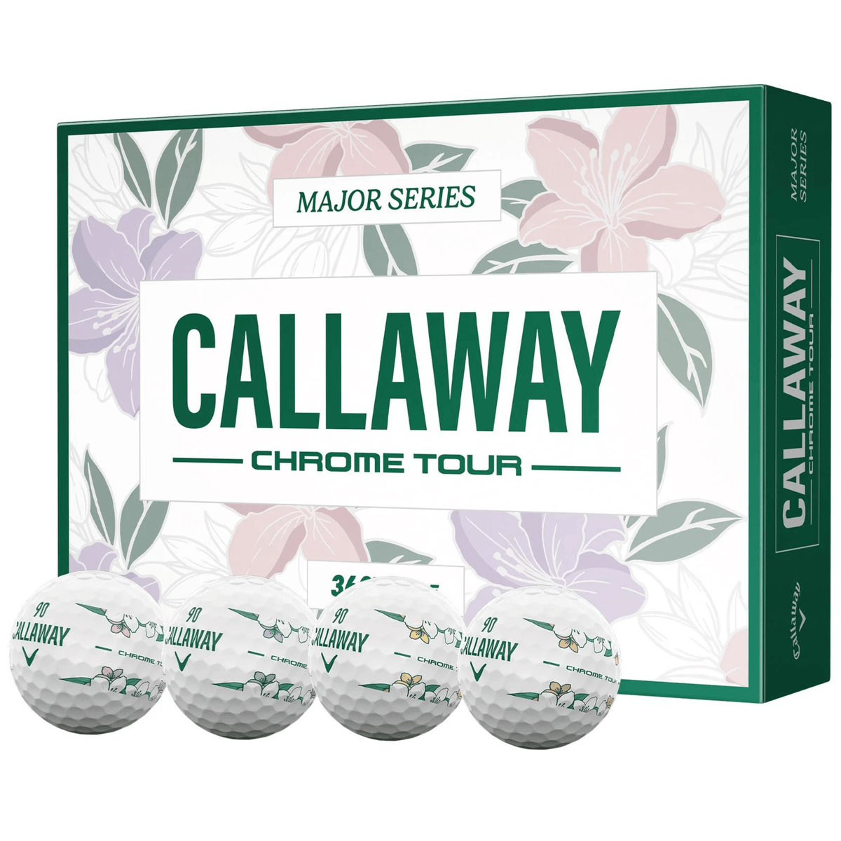 Callaway Chrome Tour April Major Limited Edition Golf Balls White