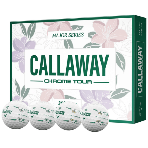 Callaway Chrome Tour April Major Limited Edition Golf Balls White