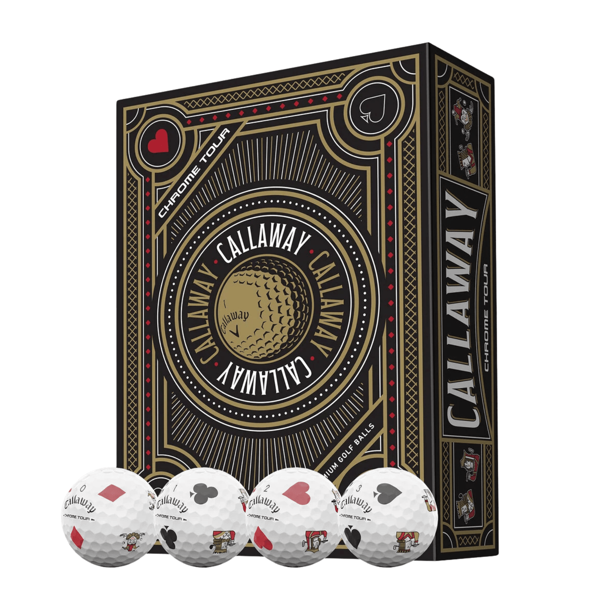 Callaway Chrome Tour Suits Golf Balls White