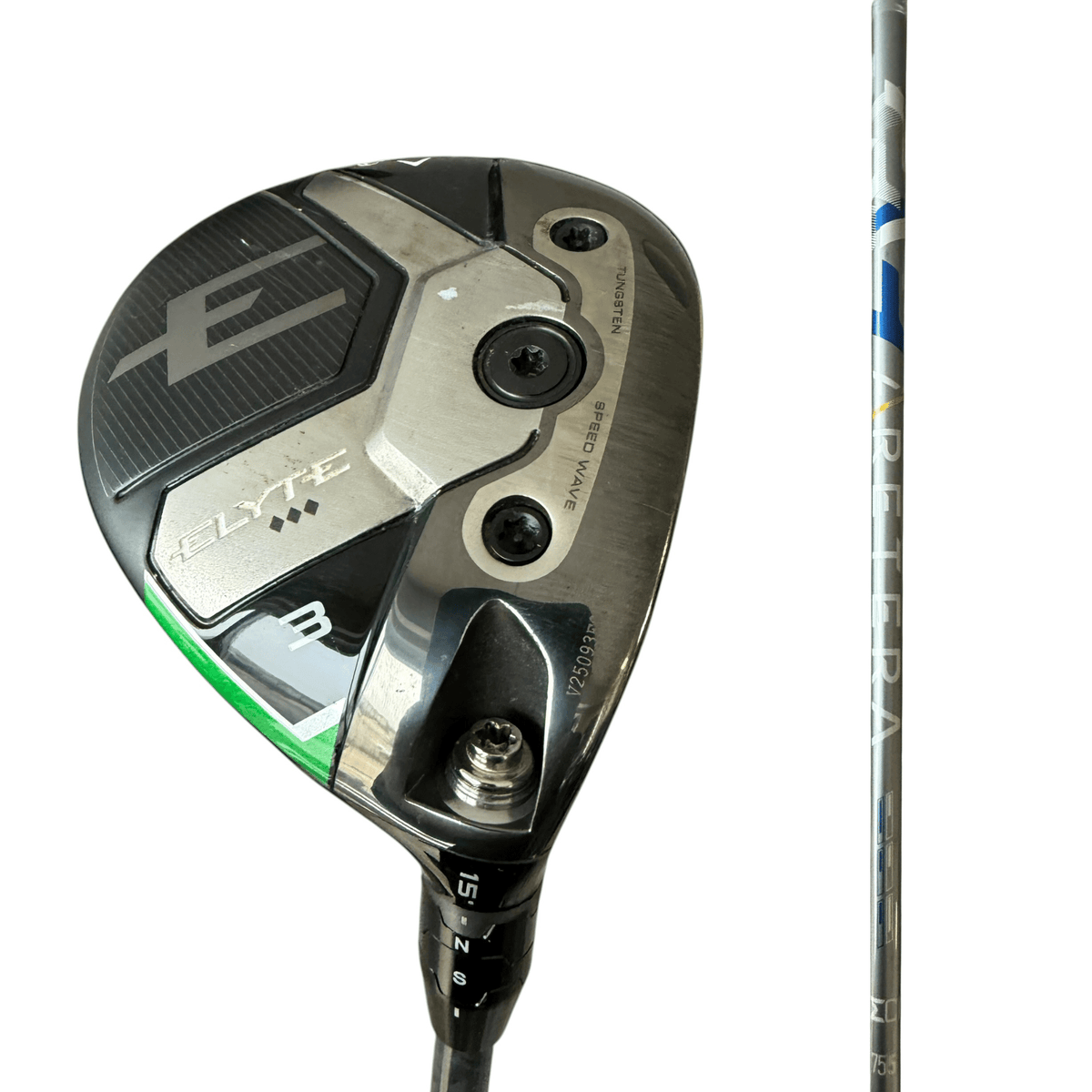 Callaway Elyte Triple Diamond Fairway Wood - Aretera EC1 Shaft - Used Right X-Stiff 3W (15°) - Aretera EC1 85 5 (+$50)