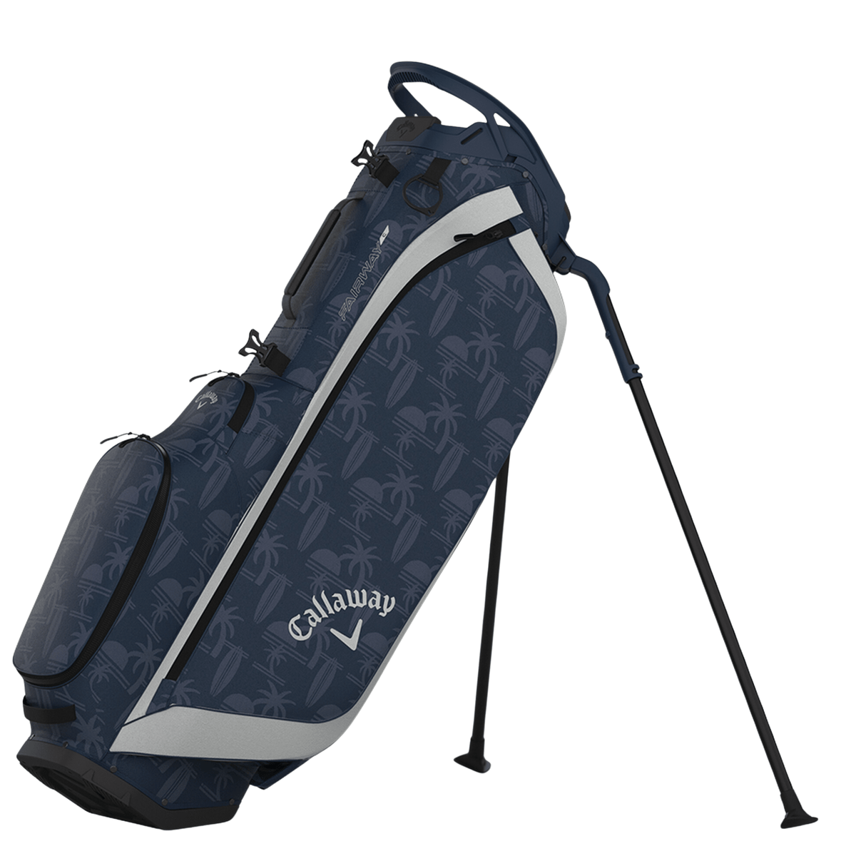 Callaway Fairway C Stand Bag Navy Sunset Palms Silver
