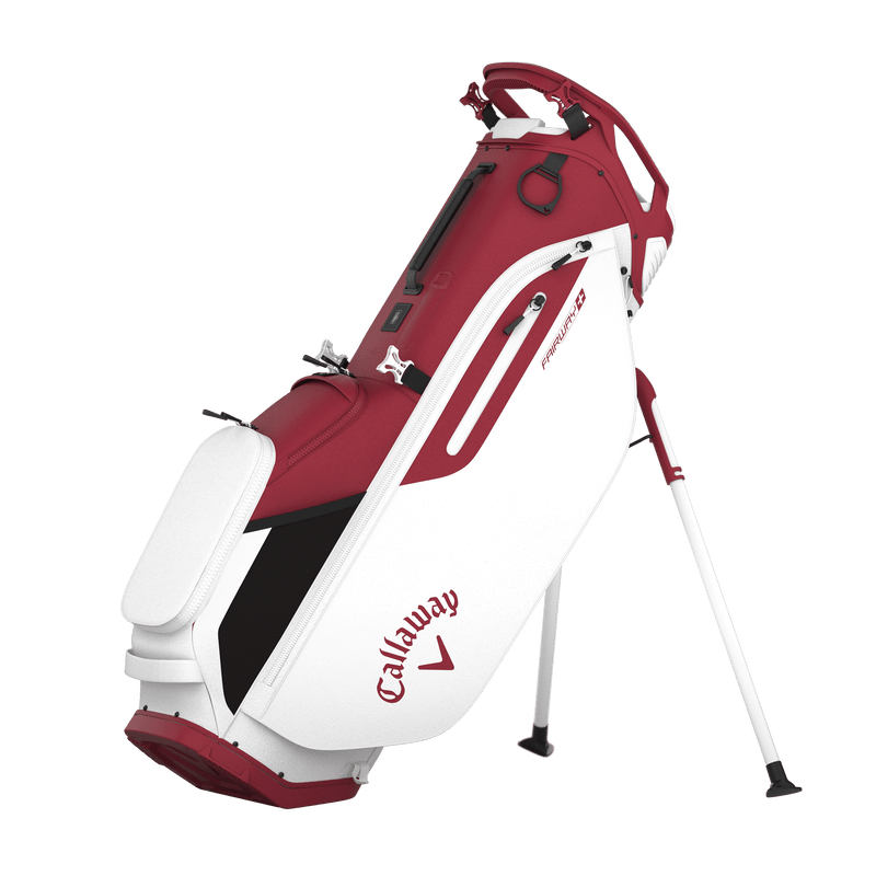 Callaway Fairway + Stand Bag Cardinal White