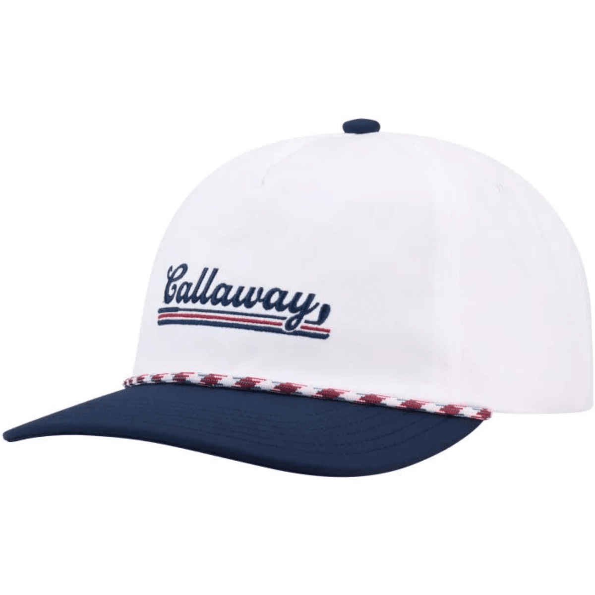 Callaway Iron Shot Rope Hat White Navy OSFA