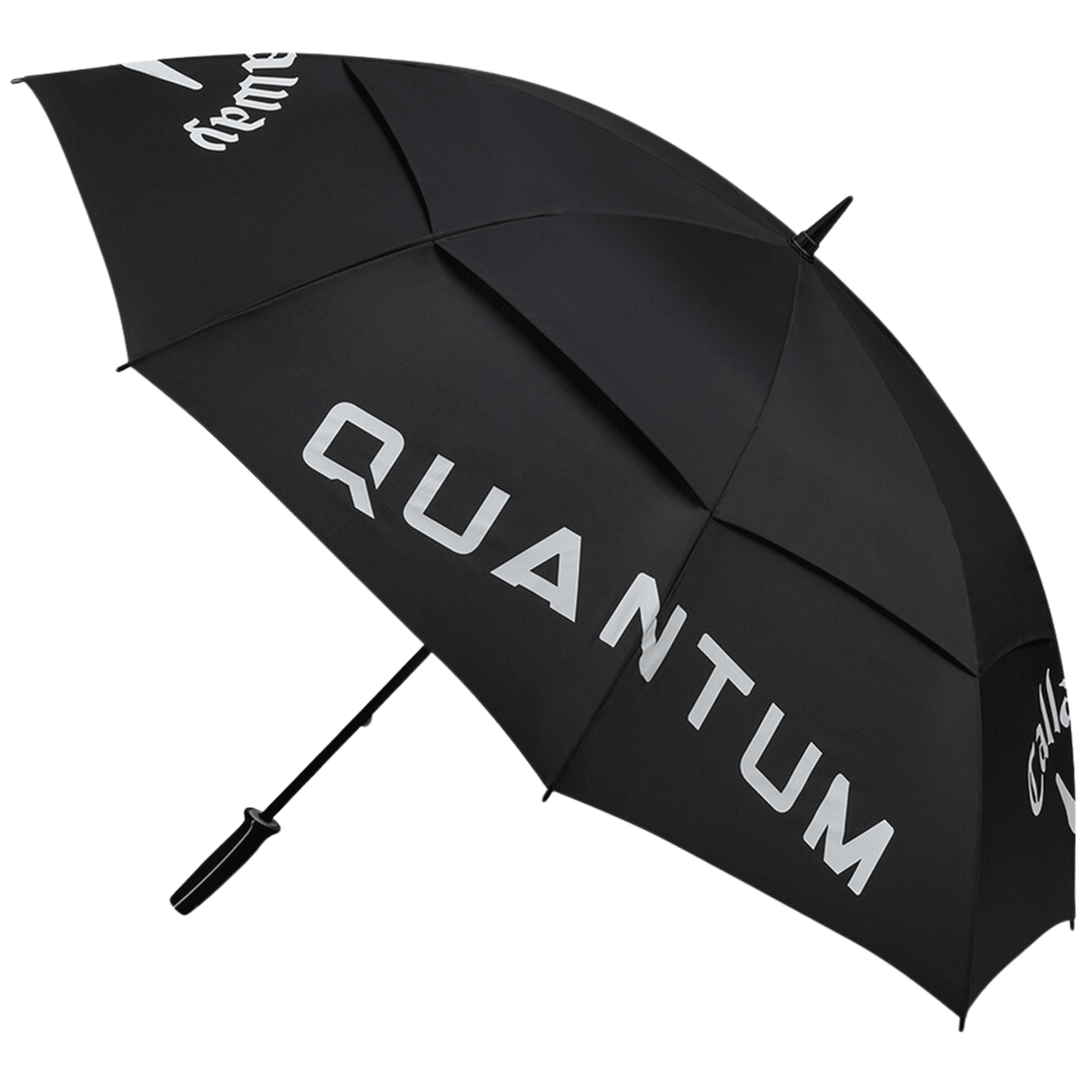 Callaway Quantum Double Canopy 68" Umbrella Black White