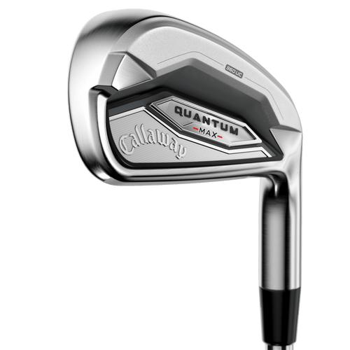 Callaway Quantum Max Iron Set - Graphite - 5-PW, AW Regular Graphite - Denali Silver 60
