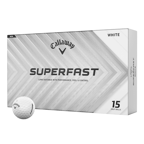 Callaway Superfast Golf Balls - 15-Pack White
