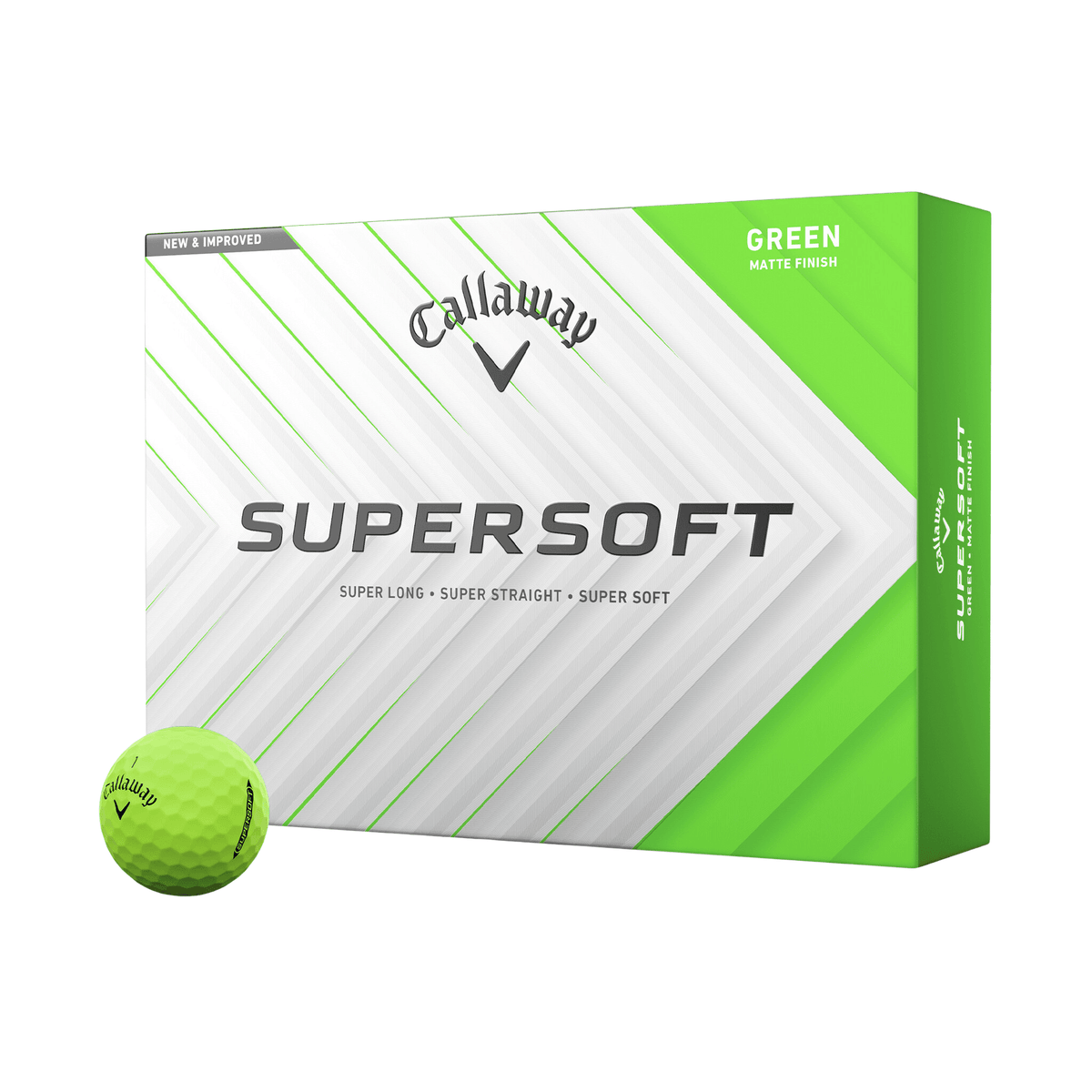 Callaway Supersoft Golf Balls Green