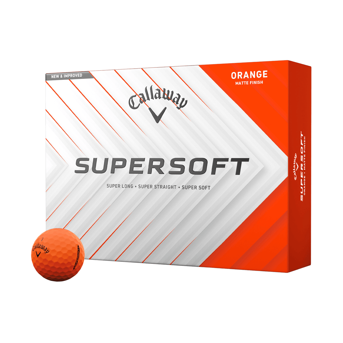 Callaway Supersoft Golf Balls Orange