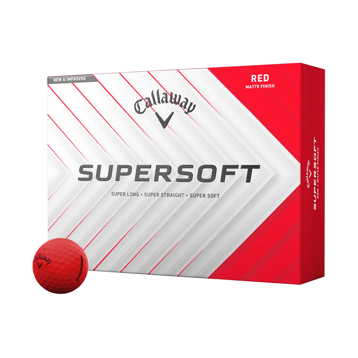 Callaway Supersoft Golf Balls Red