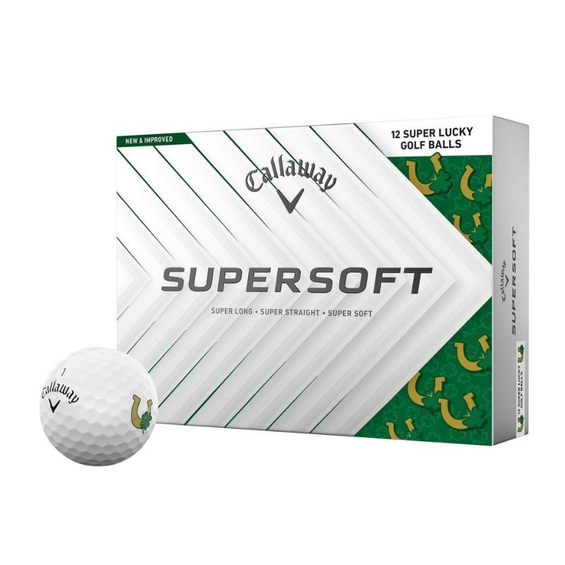 Callaway Supersoft Lucky Golf Balls White