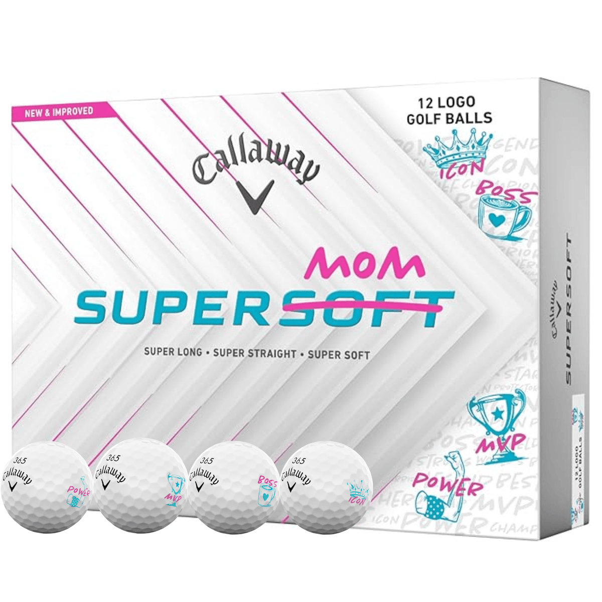 Callaway Supersoft Mothers Day Golf Balls Mothers Day