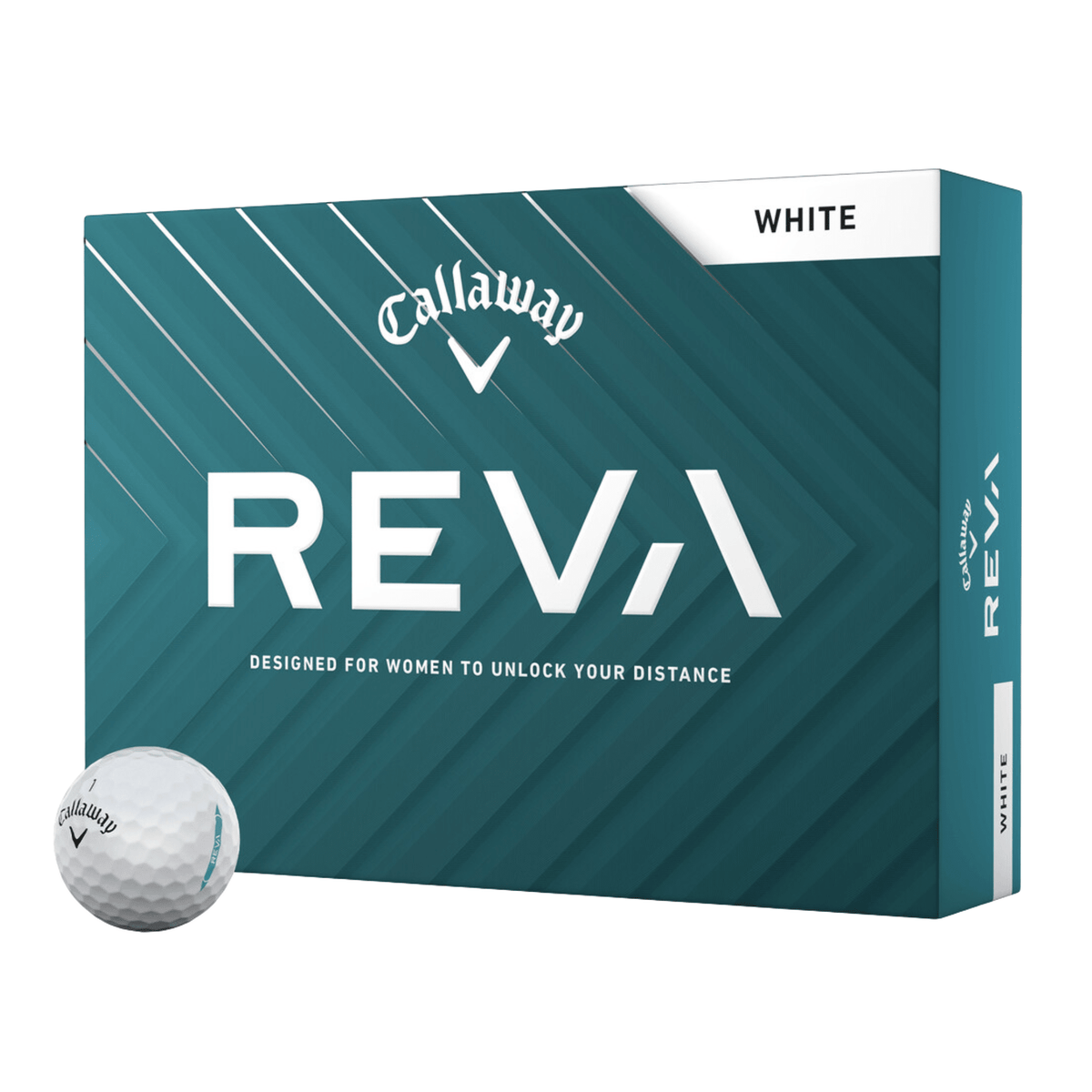Callaway Women's Reva Golf Ball Pearl White
