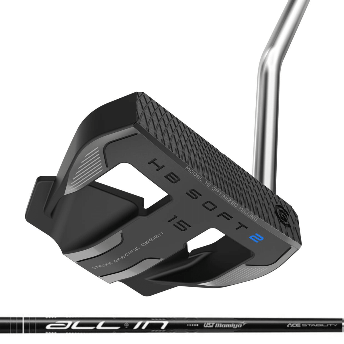 Cleveland HB SOFT 2 Black #15 Putter - Single Bend