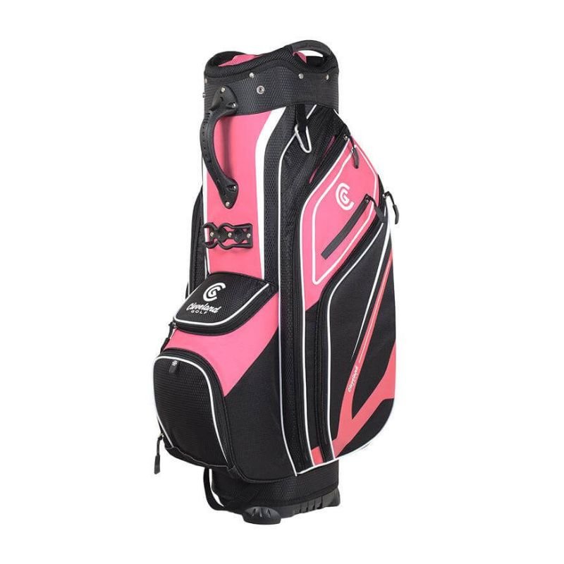 Cleveland Lightweight Cart Bag Pink Black