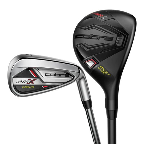 Cobra AIR-X 2 Combo Iron Set - Graphite - 4H 5H 6-PW Regular Graphite - Cobra Ultralite