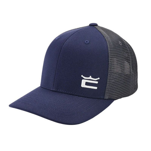Cobra Crown Trucker Snapback Hat Navy Blazer OSFA