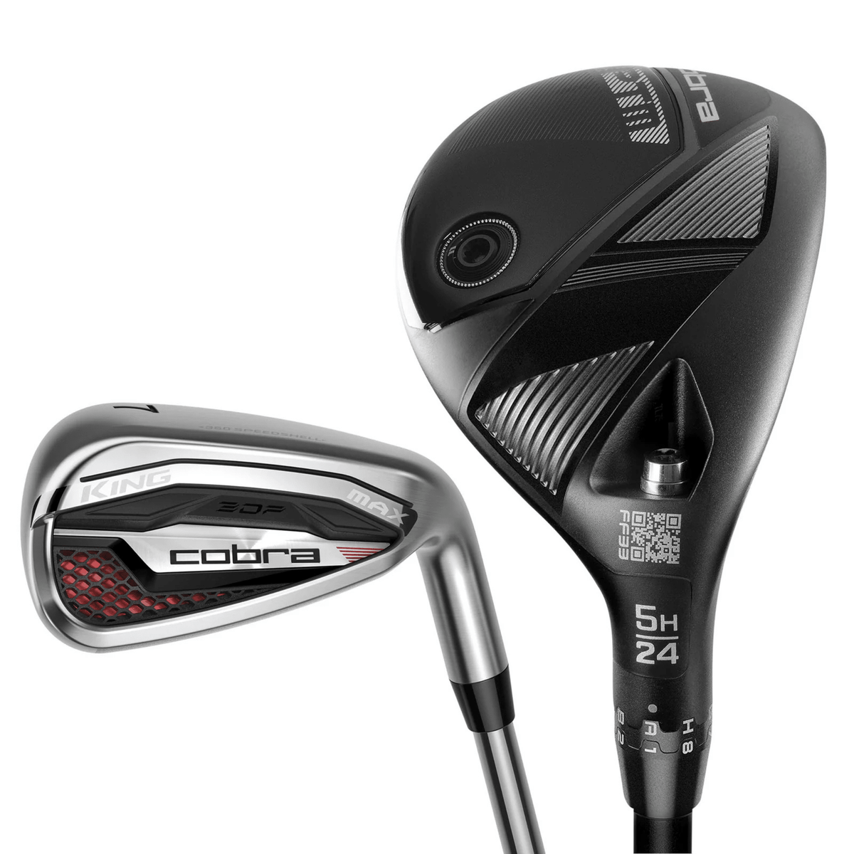 Cobra KING MAX Combo Iron Set - Graphite- 5H, 6-GW Right Regular Graphite - KBS PGI 75