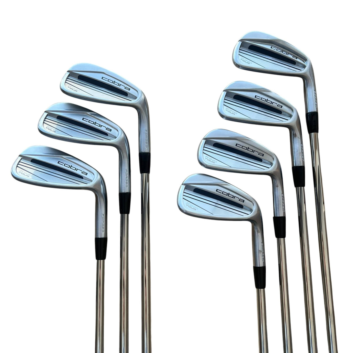 Cobra KING Tour Iron Set - 4-PW - Used Right X-Stiff Steel - N.S. PRO MODUS3 Tour 120