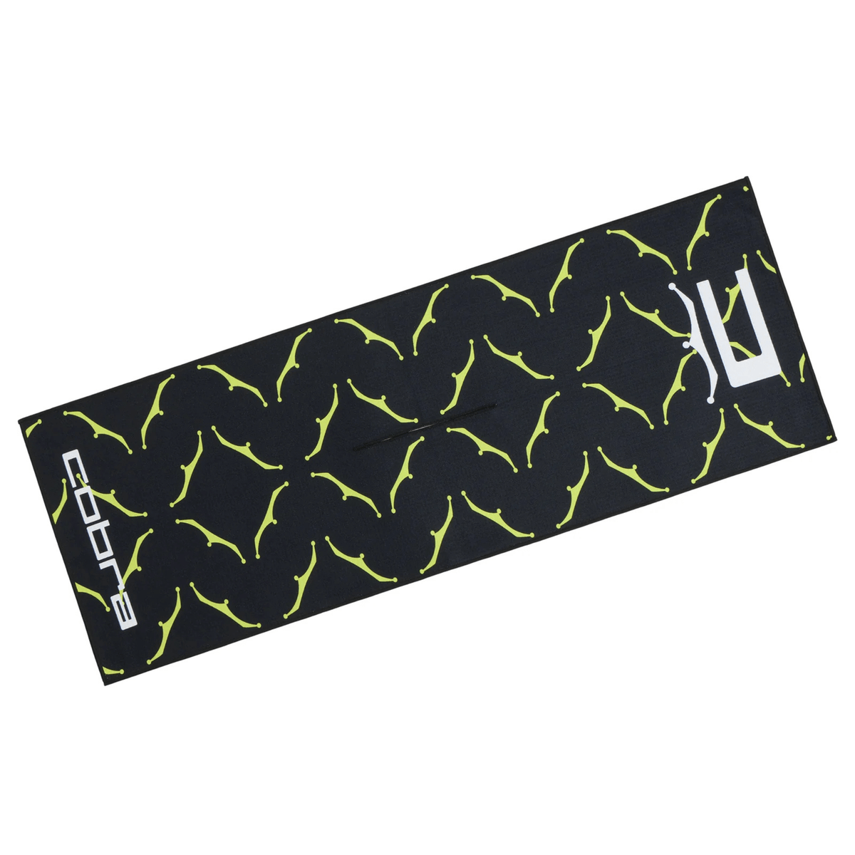 Cobra Microfiber Crown Golf Towel Black