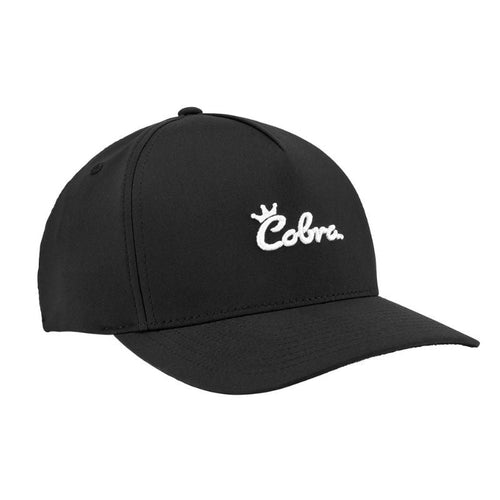 Cobra Small Crown Cap Black OSFA