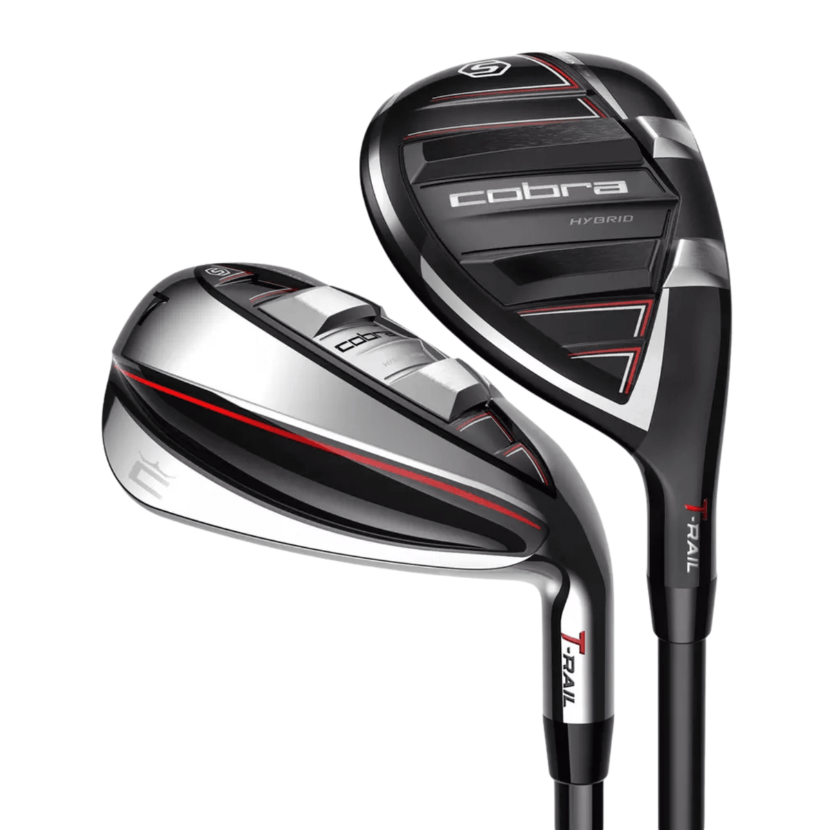 Cobra T-Rail Combo Iron Set - Graphite - 4H, 5H, 6-PW Right Senior Graphite - Cobra Ultralite 45g