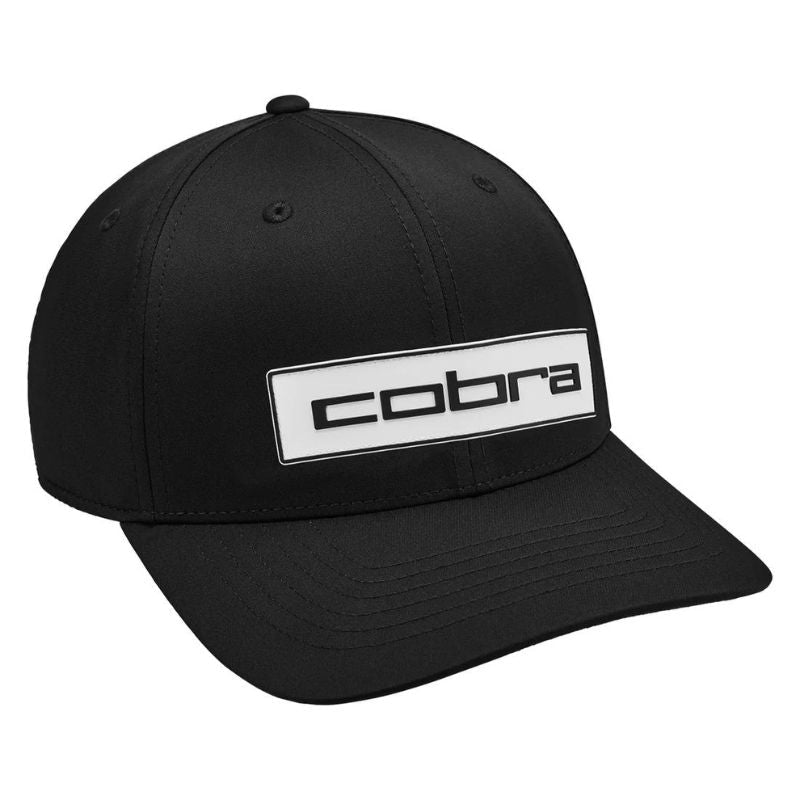 Cobra Tour Tech Cap Black White OSFA