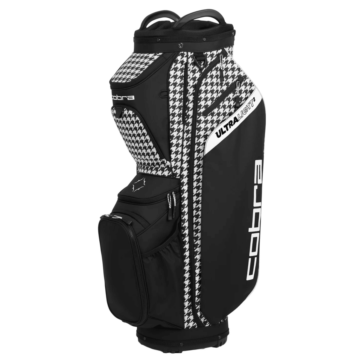Cobra Ultralight 2 Cart Bag Houndstooth Melted Carmel