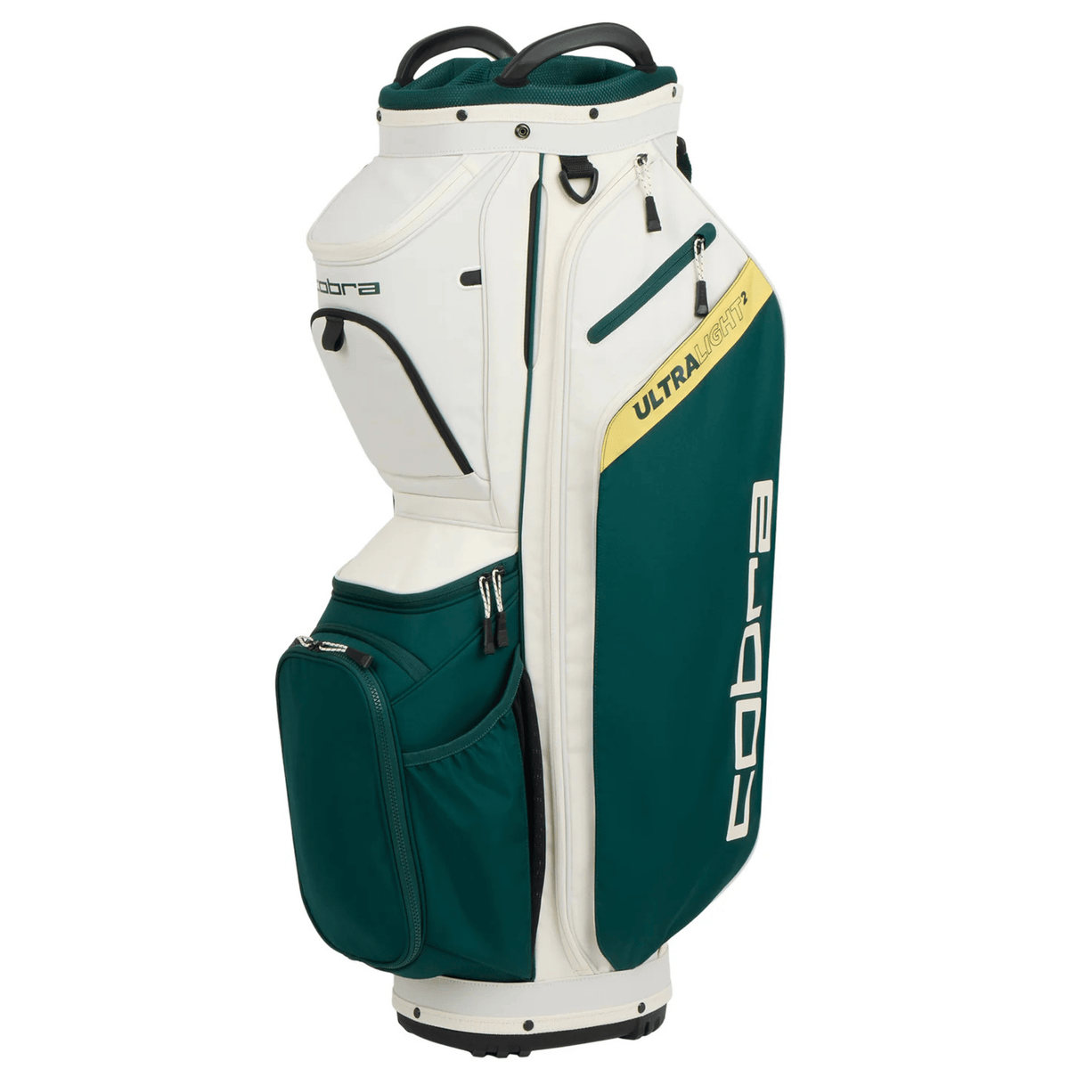 Cobra Ultralight 2 Cart Bag Sugared Almond Dark Myrtle Sunny Yellow