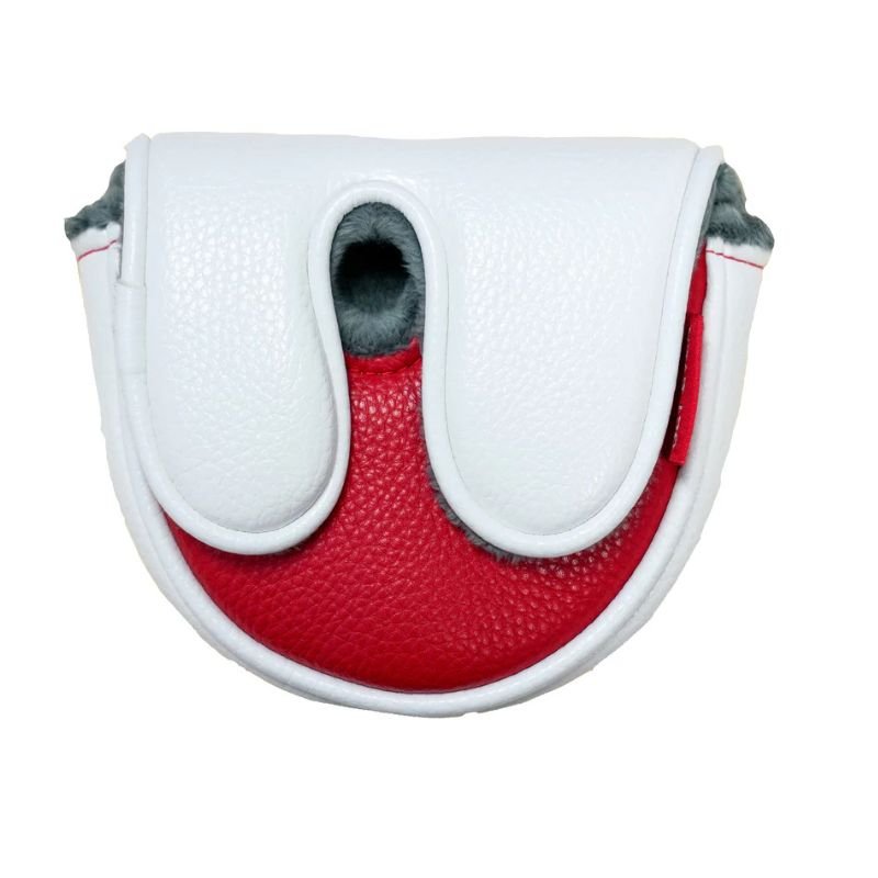 EVNROLL Center Shaft Mallet Headcover - Red & White