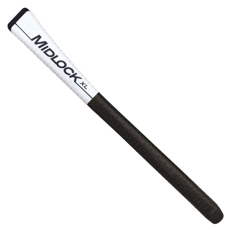 EVNROLL Midlock XL17 Black Putter Grip White Black 17"