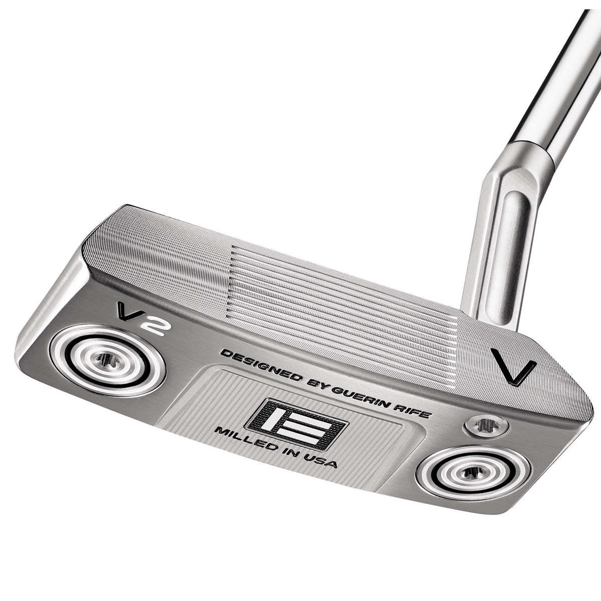 EVNROLL V2 Midblade Putter - Short Slant Right 35" White Black Evnroll Script TourTac