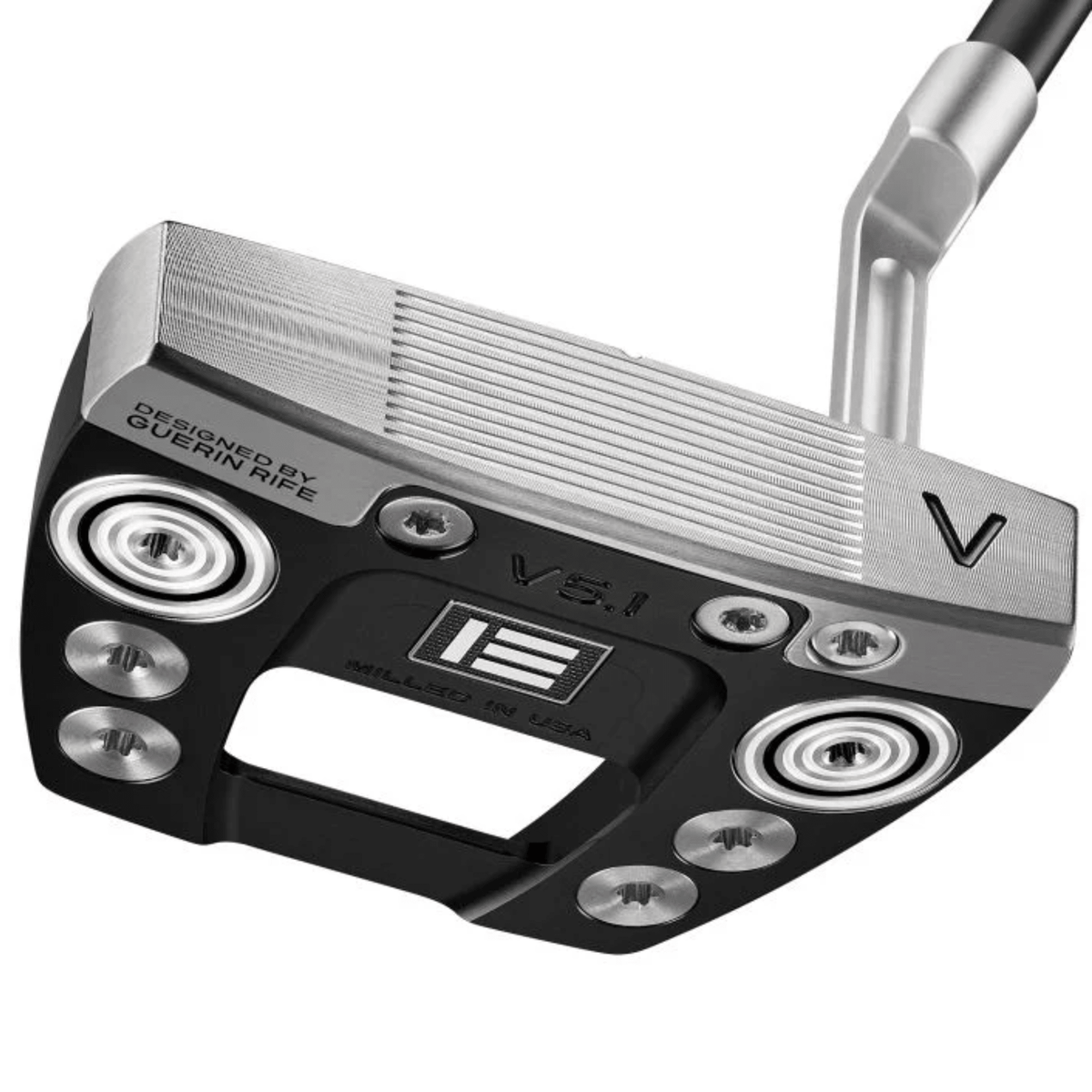 EVNROLL V5.1 Duo Putter - Short Plumber Right White Black Evnroll Script TourTac