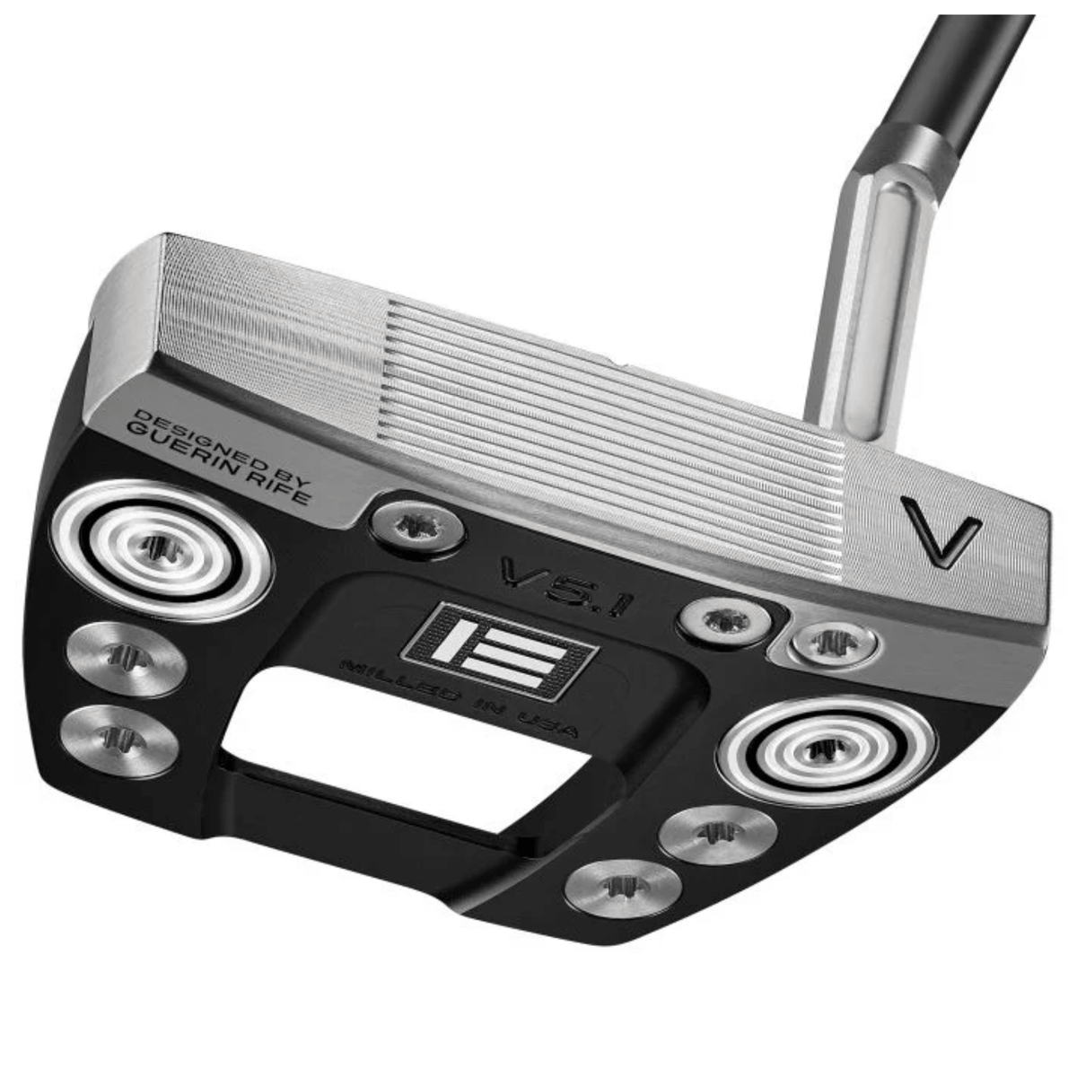 EVNROLL V5.1 Duo Putter - Short Slant Right 35" White Black Evnroll Script TourTac