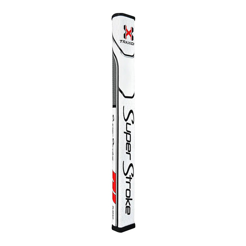 SuperStroke Traxion Flatso 1.0 Putter Grip White Grey