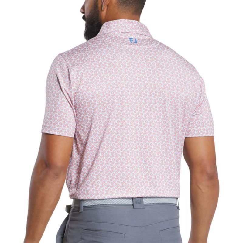 FootJoy Floral Sketch Lisle Polo - Previous Season Style