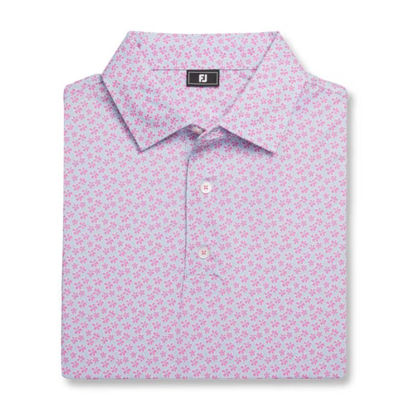 FootJoy Floral Sketch Lisle Polo - Previous Season Style