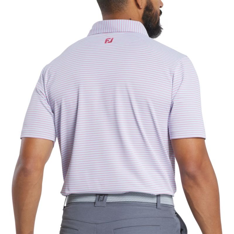 FootJoy Hickory Stripe Pique Polo - Previous Season Style