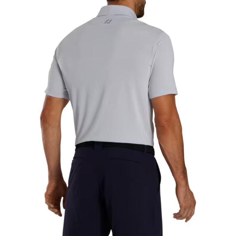 FootJoy Micro Feeder Stripe Lisle Self Collar Polo - Previous Season Style