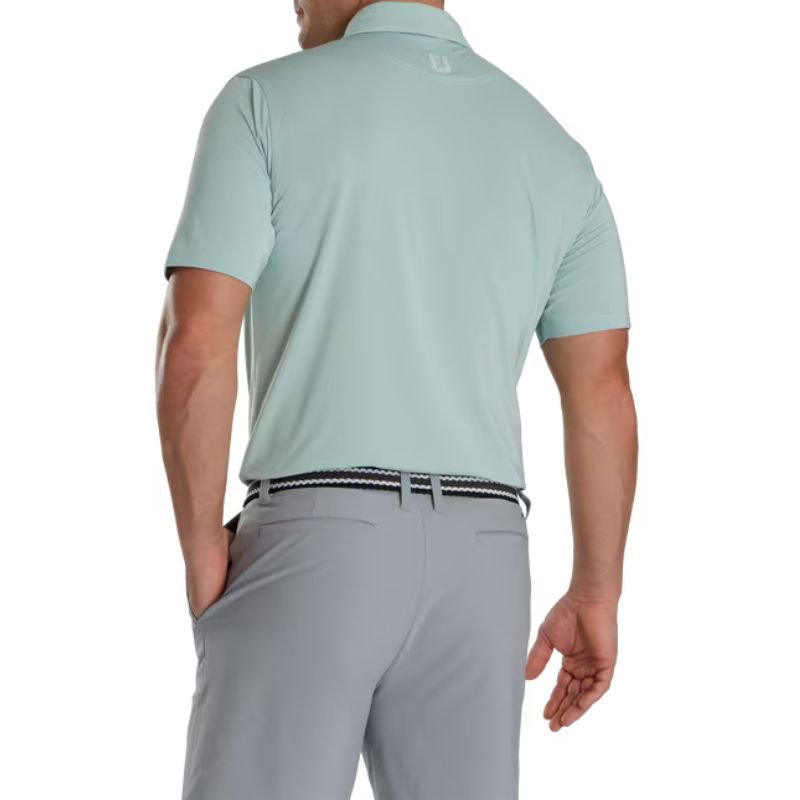 FootJoy Micro Feeder Stripe Lisle Self Collar Polo - Previous Season Style