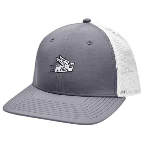 FootJoy Motif Mesh Trucker Hat Grey Air Mail Logo OSFA