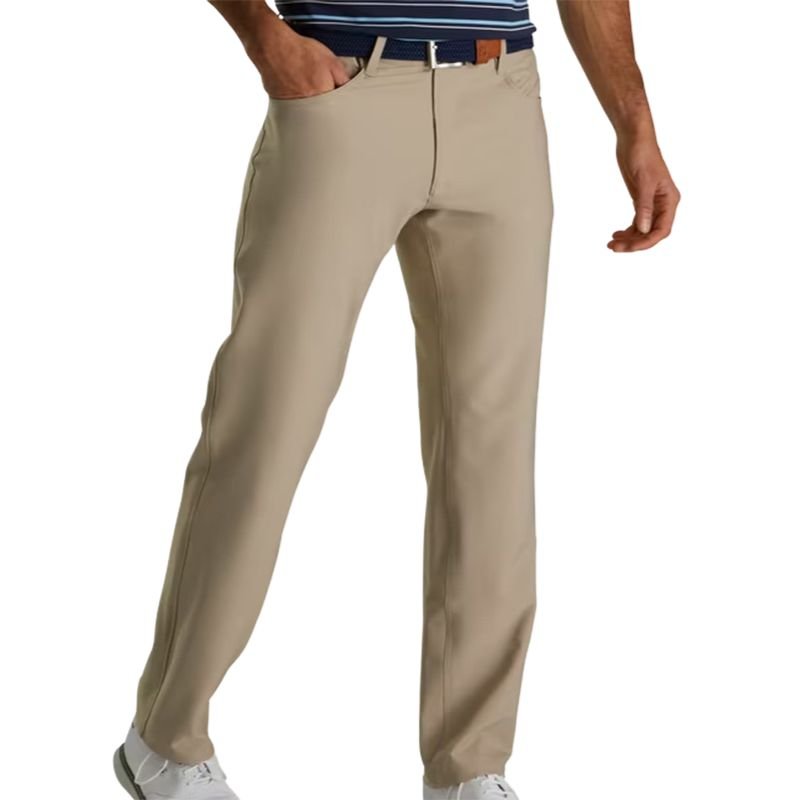 FootJoy Performance 5-Pocket Golf Pants - Athletic Fit - Previous Season Style Khaki