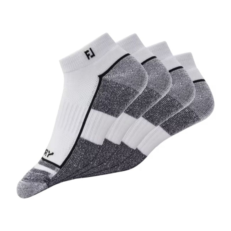 FootJoy ProDry Sport Socks - 2-Pack White OSFA (US 7 - 12)