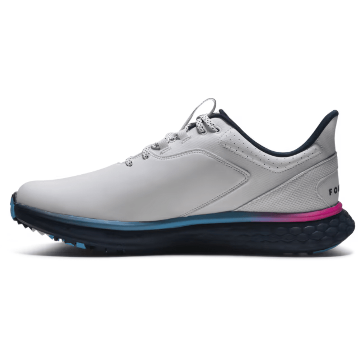 FootJoy Pulse Spikeless Golf Shoe White / Navy / Pink Medium 8