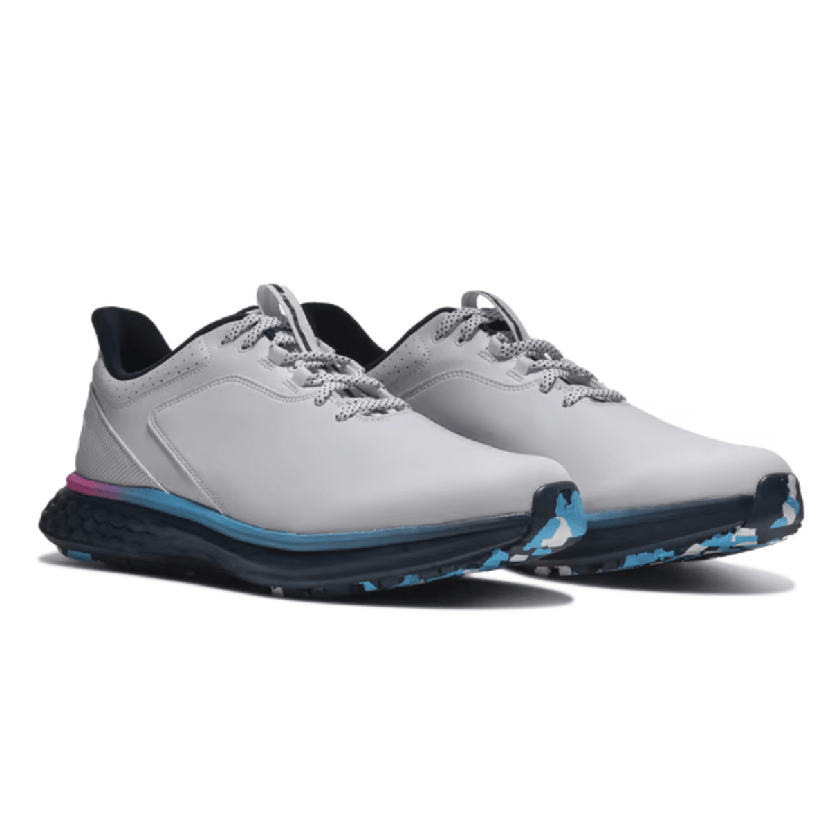 FootJoy Pulse Spikeless Golf Shoe White / Navy / Pink Medium 8