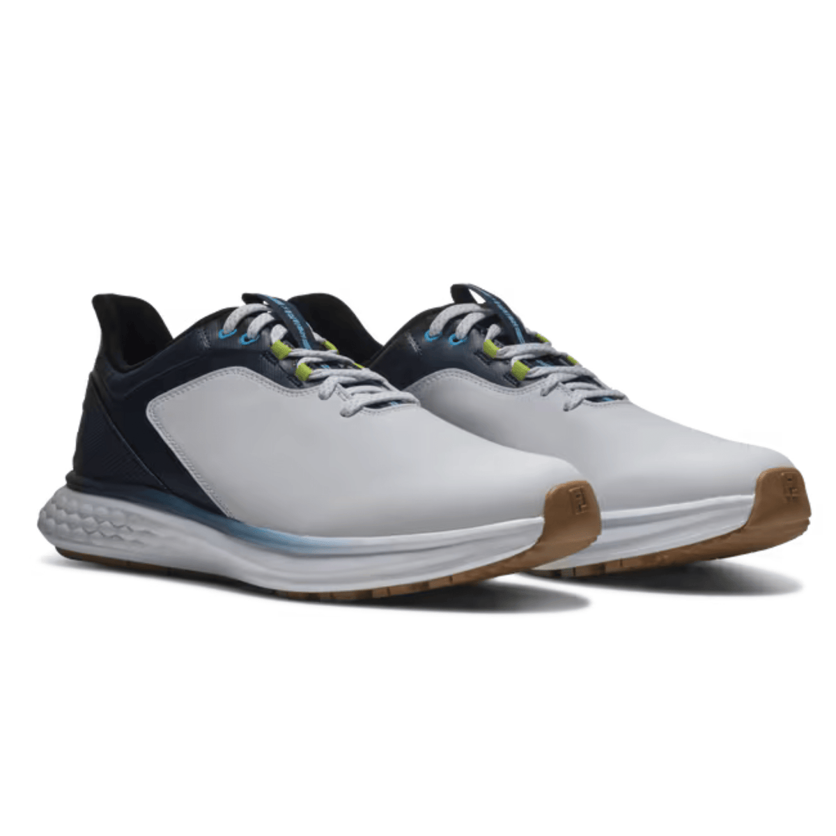 FootJoy Pulse Spikeless Golf Shoe White / Gum / Navy Medium 8
