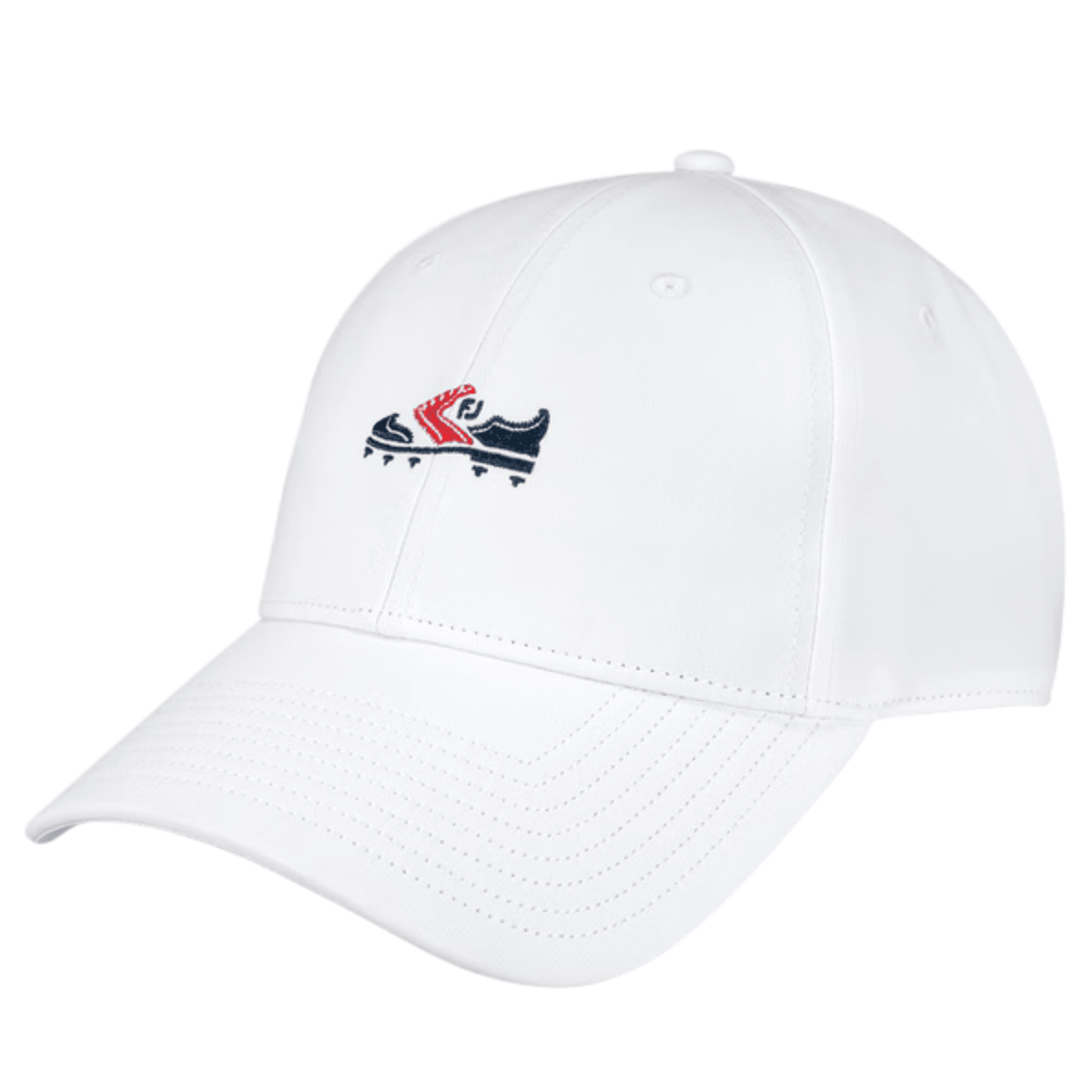 FootJoy Shoe Logo Performance Hat White OSFA