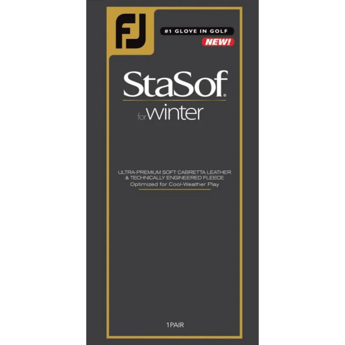 FootJoy Stasof Winter Golf Gloves - Sold in Pairs