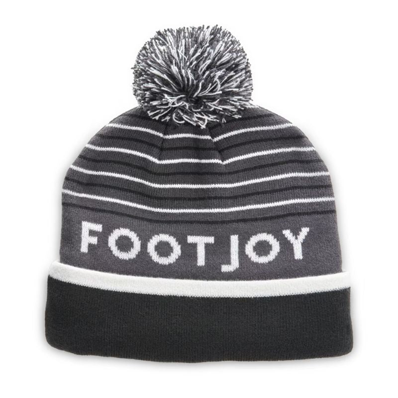 FootJoy Striped Pom Pom Charcoal OSFA